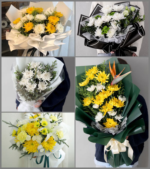 安徽蚌埠市怀远县徐圩乡梨园村白事花束代送
